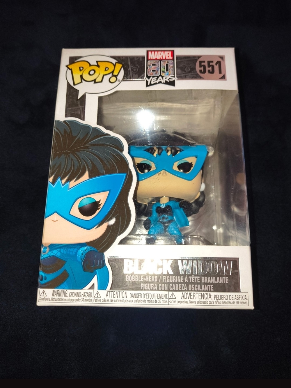 Funko Pop! Marvel Black Widow Blue Mask & Suit #551